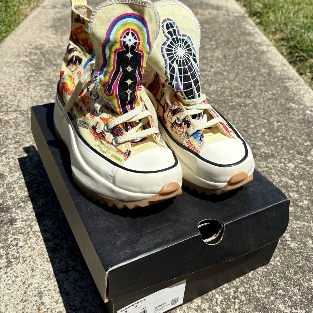 Converse Multicolor High-Top Sneakers